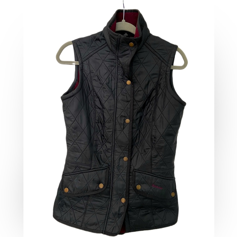 Barbour Cavalry Gilet US size 4 navy